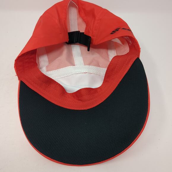 Selkirk 5 Panel Cap Red One Size Adjustable Breathable Lightweight Polyester - Picture 6 of 8